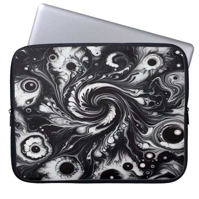 Orbiting Vortex Laptop Sleeve (Framsidan)