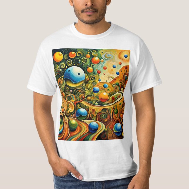 Orbs i blad 10 t shirt (Framsida)
