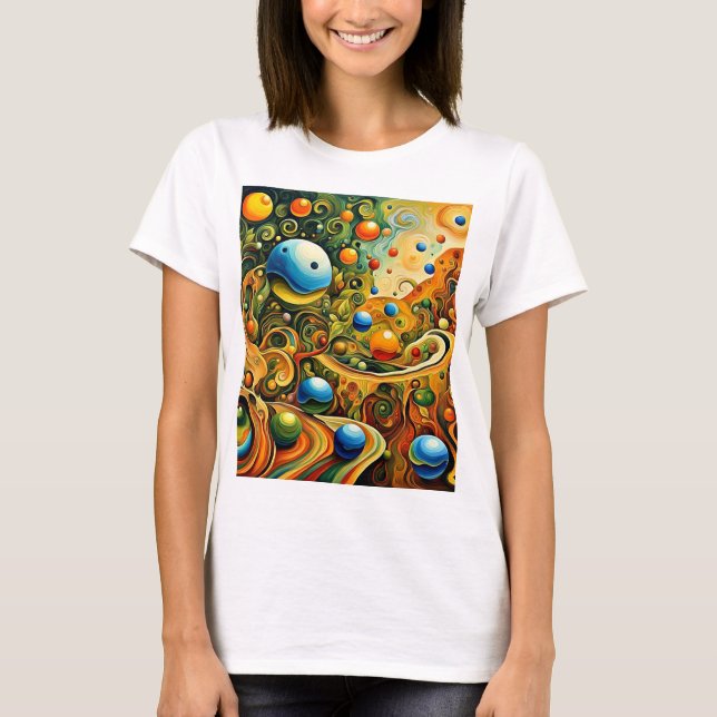Orbs i blad 10 t shirt (Framsida)