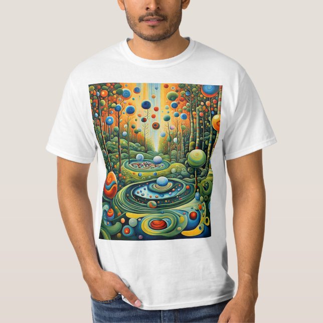 Orbs i blad 1 t shirt (Framsida)