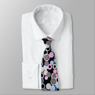 Orbs Polka Dot Black Two-sided Prated Slips
