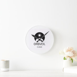 Orbveil Cloud Wall Clock Rund Klocka