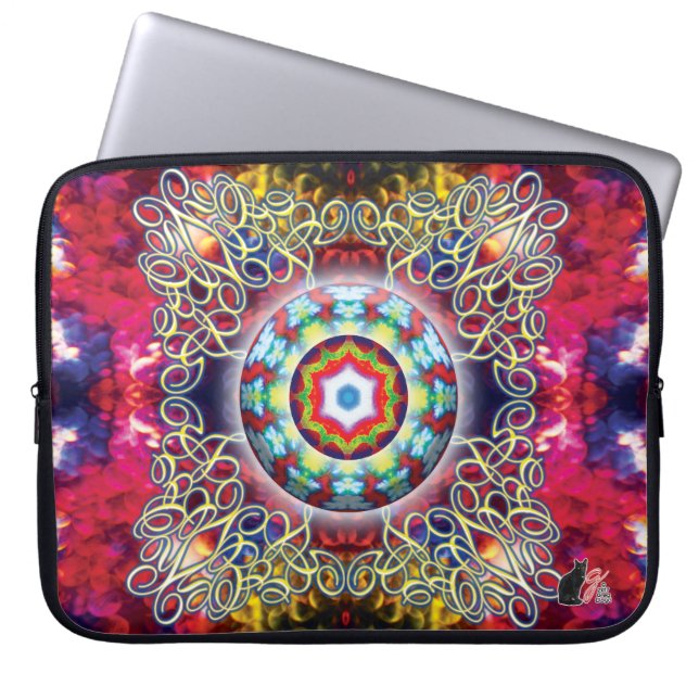 Orbz Kaleid Laptop Sleeve (Framsidan)