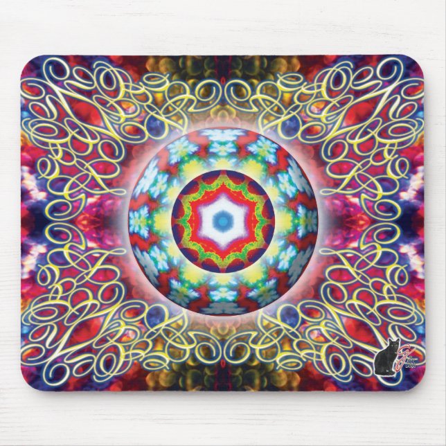 Orbz Kaleid Mouse Pad Musmatta (Framsidan)