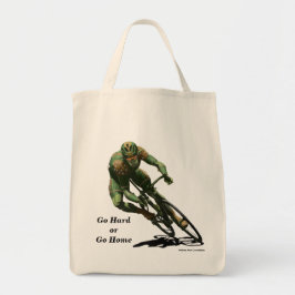 Orc Cyclist Bike Tävla Fantasy Art Tote Bag Tygkasse