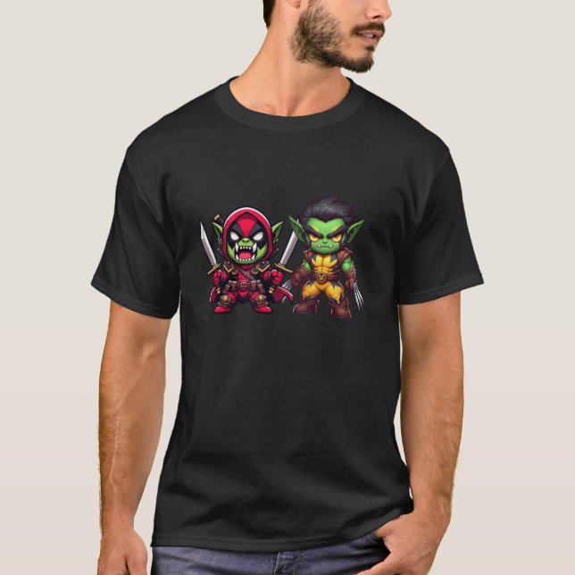 Orc Hero Duo T Shirt (Framsida)