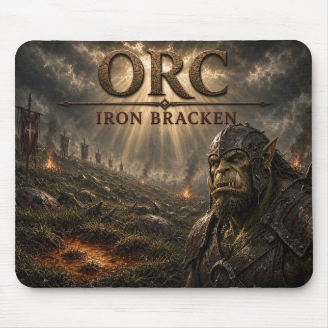 Orc Järnbräken Dark Realism Musmatta (Framsidan)