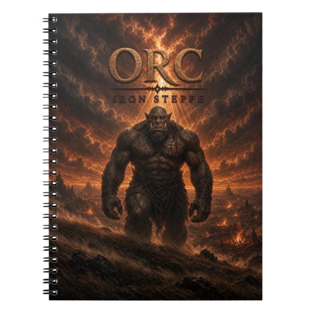 Orc Järnstepp Mörk Cinema Anteckningsbok (Framsidan)