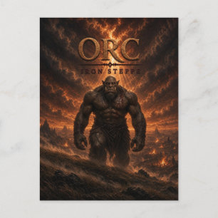 Orc Järnstepp Mörk Cinema Vykort
