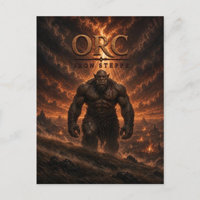 Orc Järnstepp Mörk Cinema Vykort (Framsida)