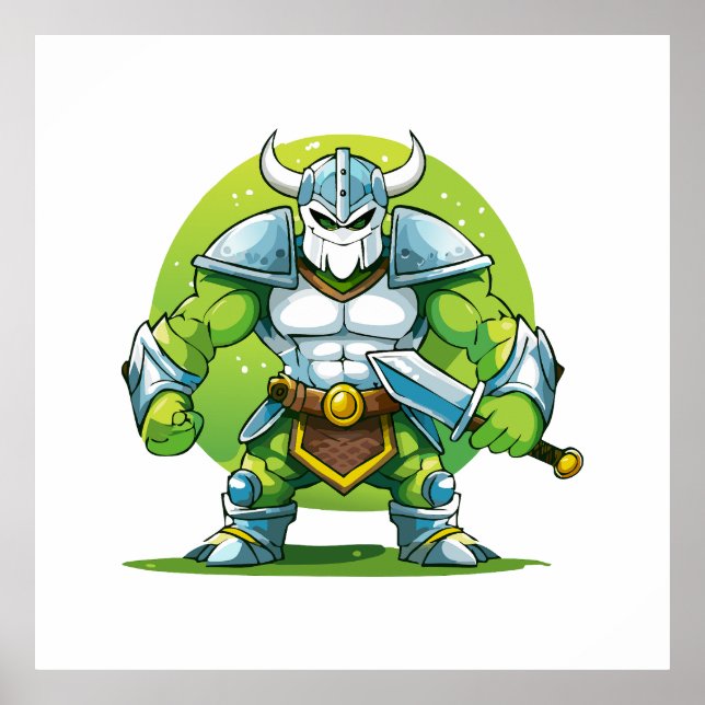orc krigare poster (Framsidan)