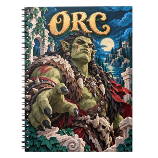 Orc, Pappersklippsmonster Anteckningsbok (Framsidan)