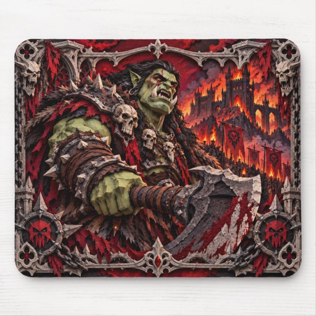 Orc, Pappersklippsmonster Musmatta (Framsidan)