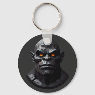 Orc Porträtt Nyckelring