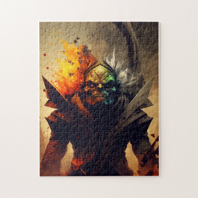 Orc Warlord Fantasy Pussel | D&D Present (Vertikal)