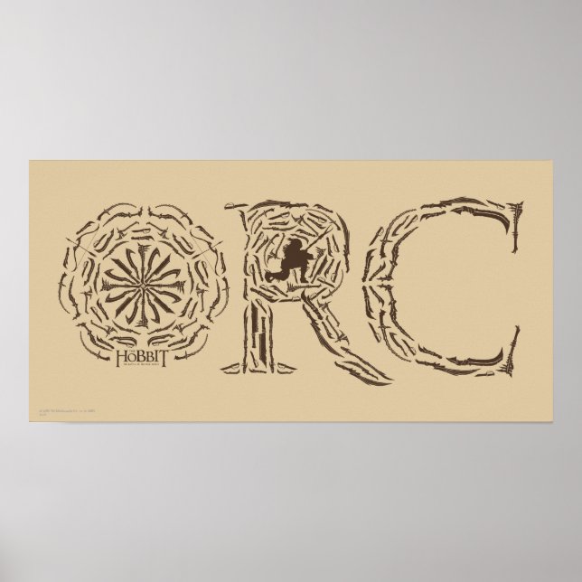 Orc Weapons Collage Poster (Framsidan)