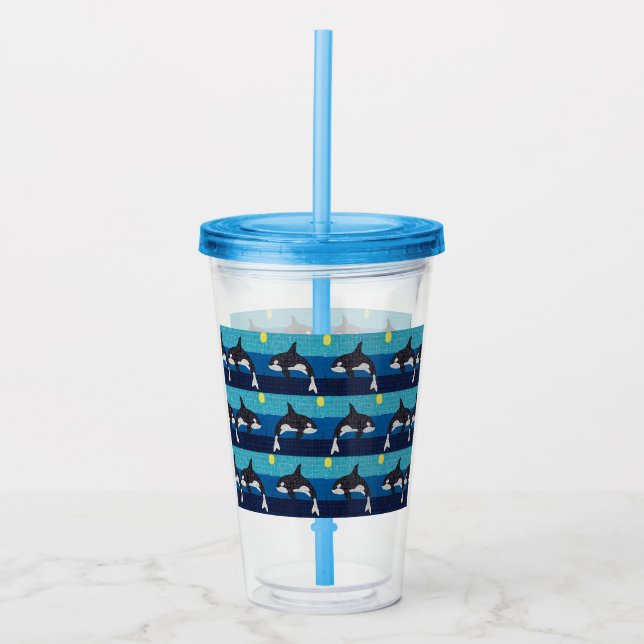 Orca - Akryl Tumbler Take Away Mugg (Framsida)