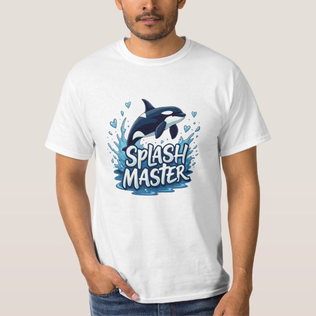 Orca Älskare Gift Idea T Shirt (Framsida)