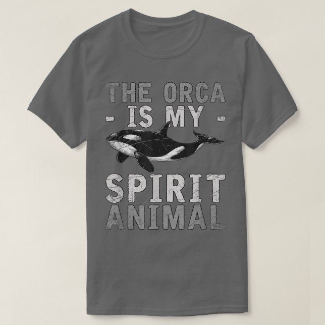 Orca är min själ på djur. t shirt (Design framsida)