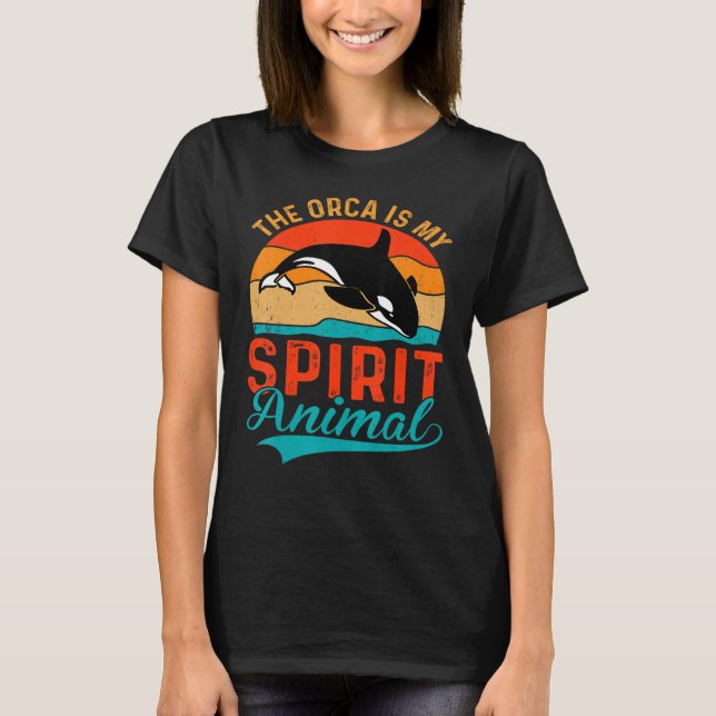 Orca är min själ på djur. t shirt (Framsida)