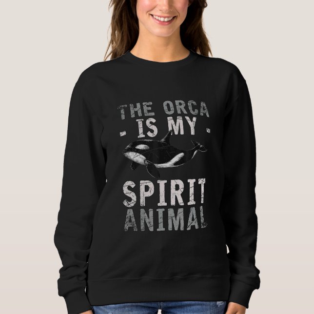 Orca är min själ på djur. t shirt (Framsida)