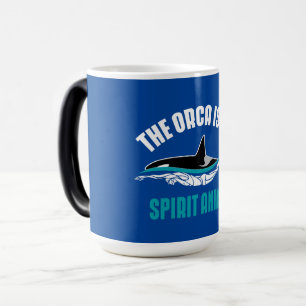 Orca är mitt spritdjur magisk mugg