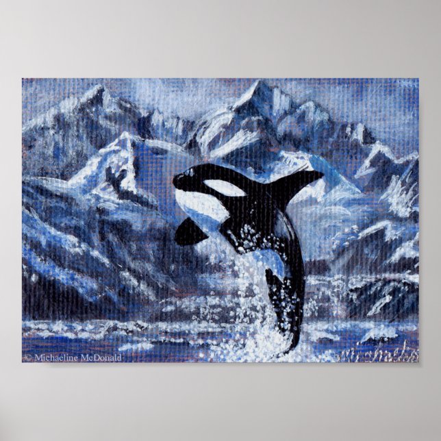 Orca Art-utskrift Poster (Framsidan)