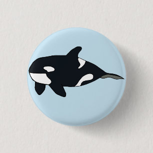 Orca Badge Knapp