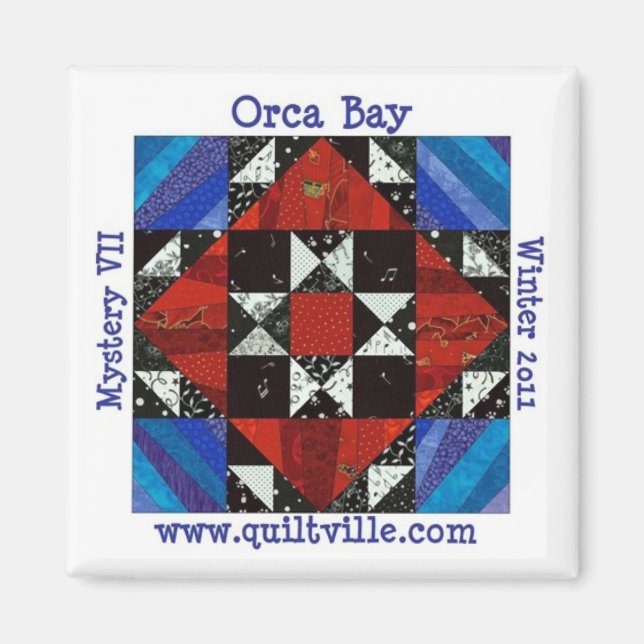 Orca Bay Mystoppi Quiltville Magnet (Framsidan)