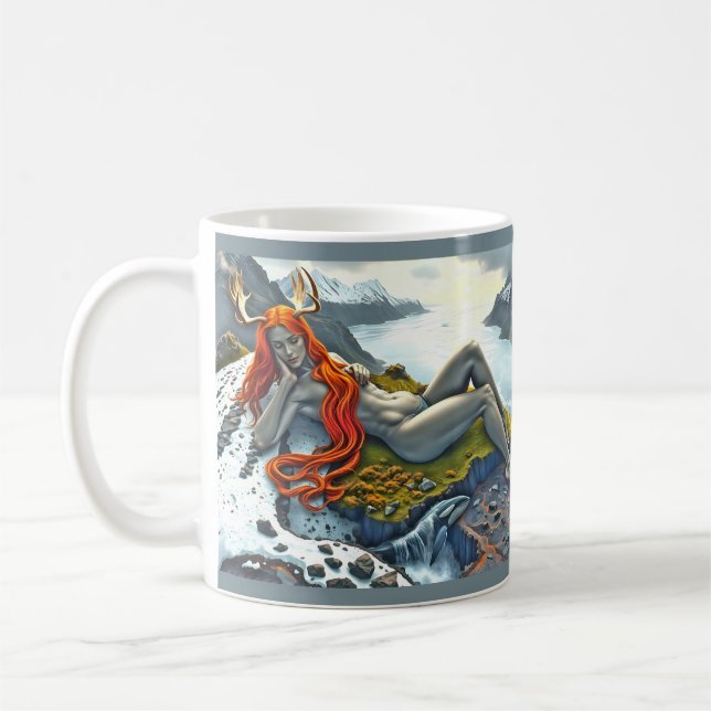 Orca Beneath the Goddess Kaffemugg (Vänster)