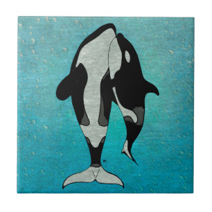 Orca Blue Kakelplatta