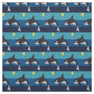 Orca - Bomullstwilltyg Tyg