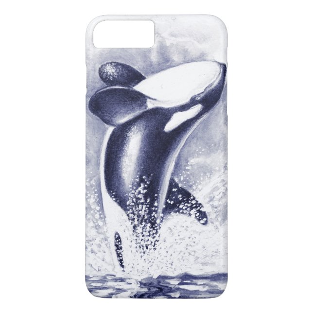 Orca Breaching Case-Mate iPhone Skal (Baksida)