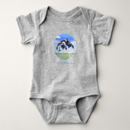 Orca Dreams Baby Bodydräkt T Shirt