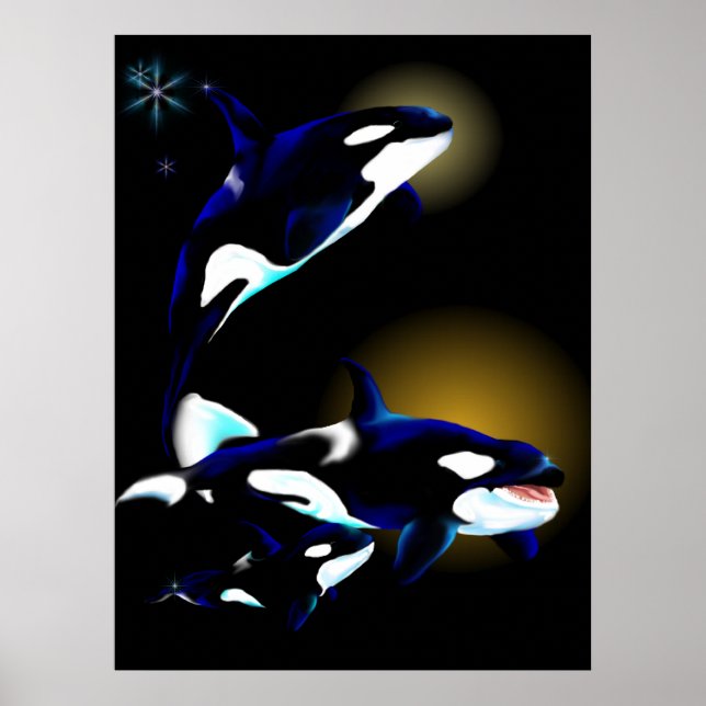 Orca Family Poster (Framsidan)