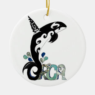 Orca Freedom Art Julgransprydnad Keramik