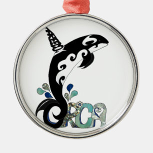 Orca Freedom Art Julgransprydnad Metall