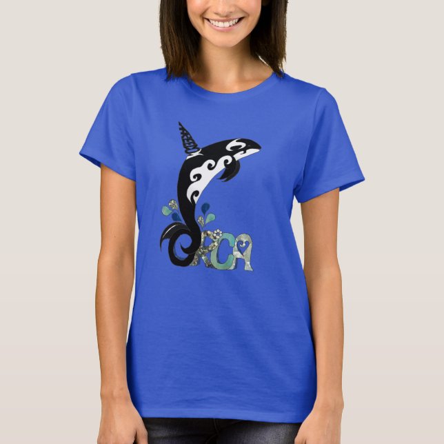 Orca Freedom Art T-Shirt (Framsida)