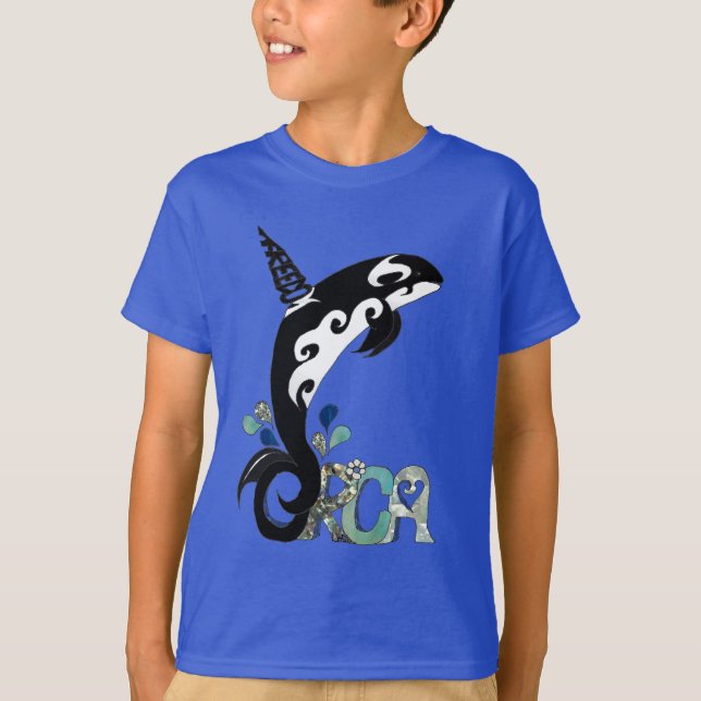 Orca Freedom Art Tee Shirt (Framsida)