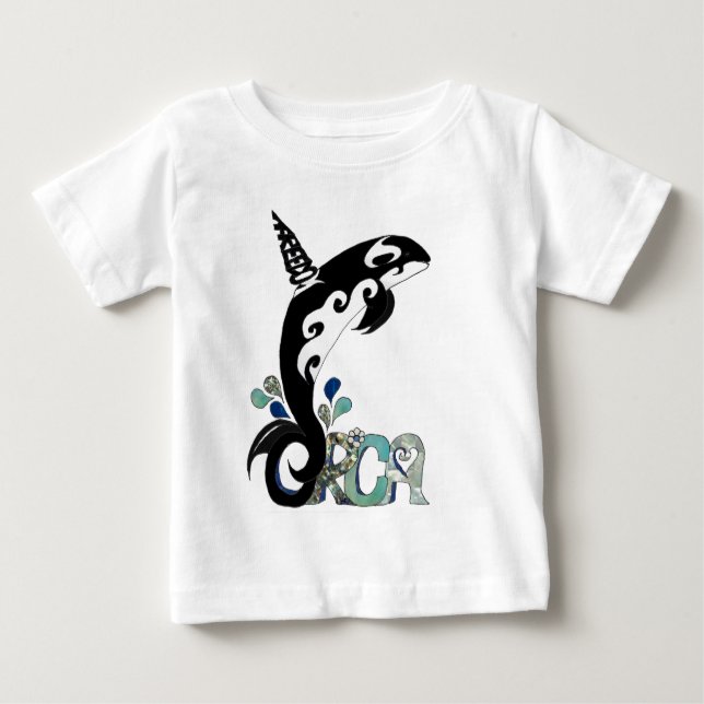 Orca Freedom Art Tee Shirt (Framsida)