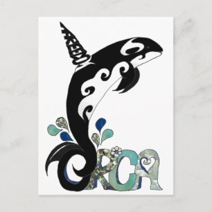 Orca Freedom Art Vykort