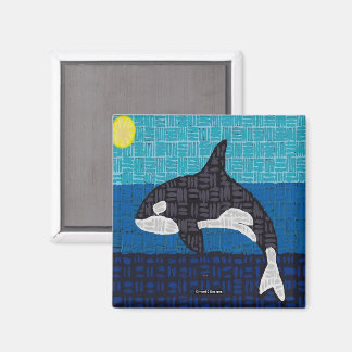 Orca (fyrkantig) - Magnet