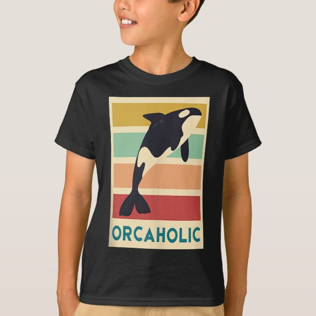 orca graphic  killer whale lover ocean activist t shirt (Framsida)