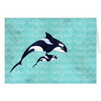 Orca Hälsningskort
