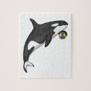 Orca Handball-spelare Handball Pussel