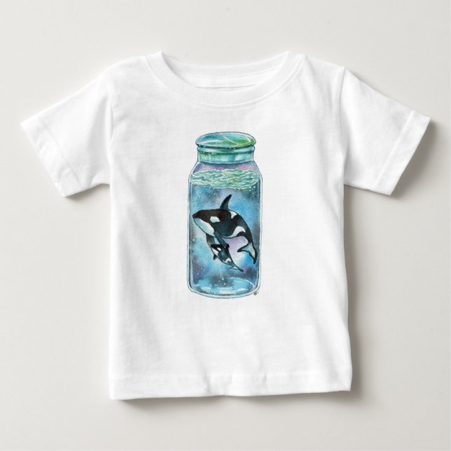 Orca i Burk T Shirt (Framsida)