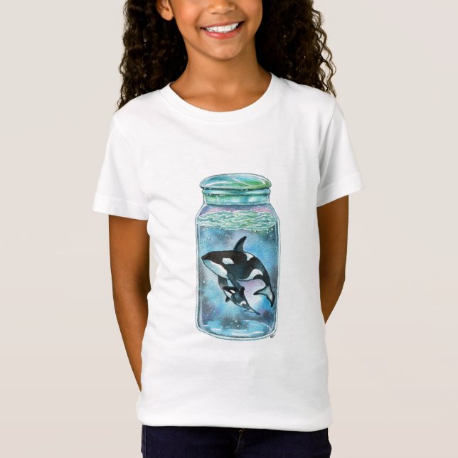 Orca i Burk T Shirt (Framsida)