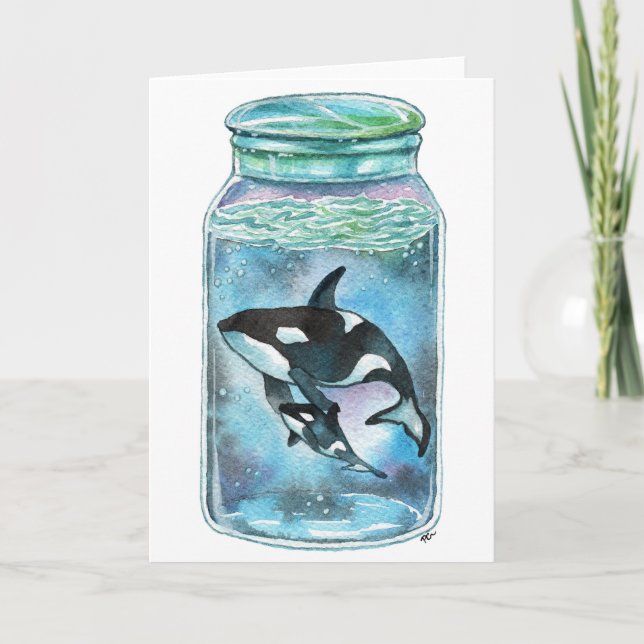 Orca i burken kort (Framsida)