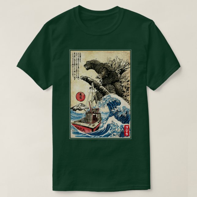 Orca i Japan T Shirt (Design framsida)