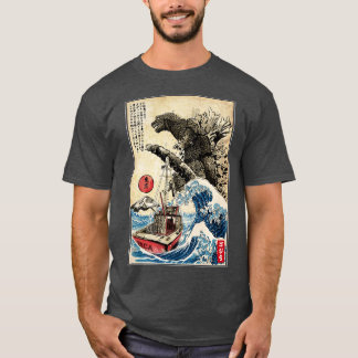 Orca i Japan Tapestry T Shirt